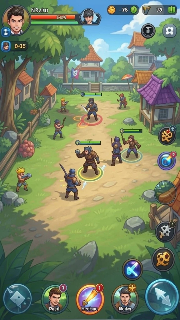 kkrp - Tangkapan layar ini menampilkan mode multiplayer yang mengasyikkan.