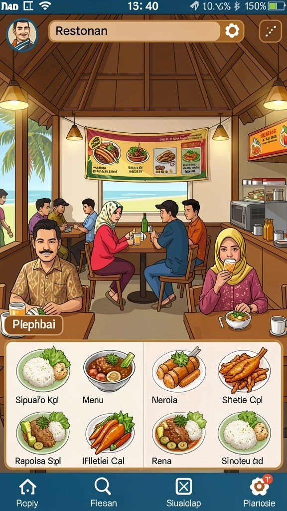 luckyrp - Tampilan antarmuka pengguna yang menarik dan ramah.