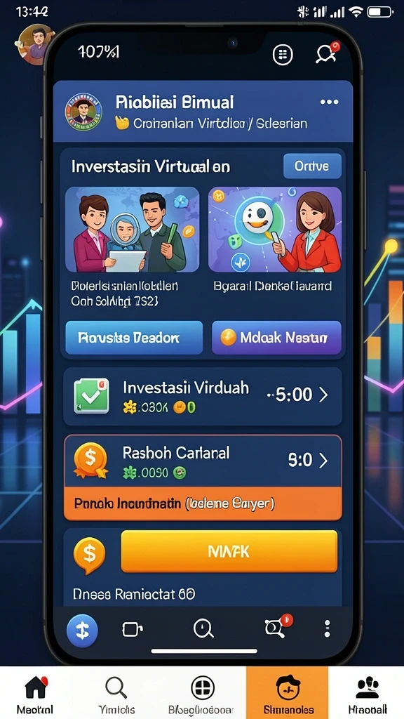 rajapamen - Fitur chat untuk interaksi dengan pemain lain.