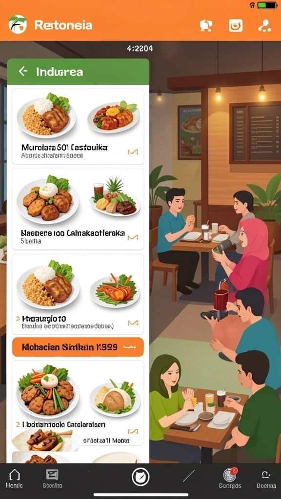 udintogel - Antarmuka aplikasi yang intuitif dan ramah pengguna.